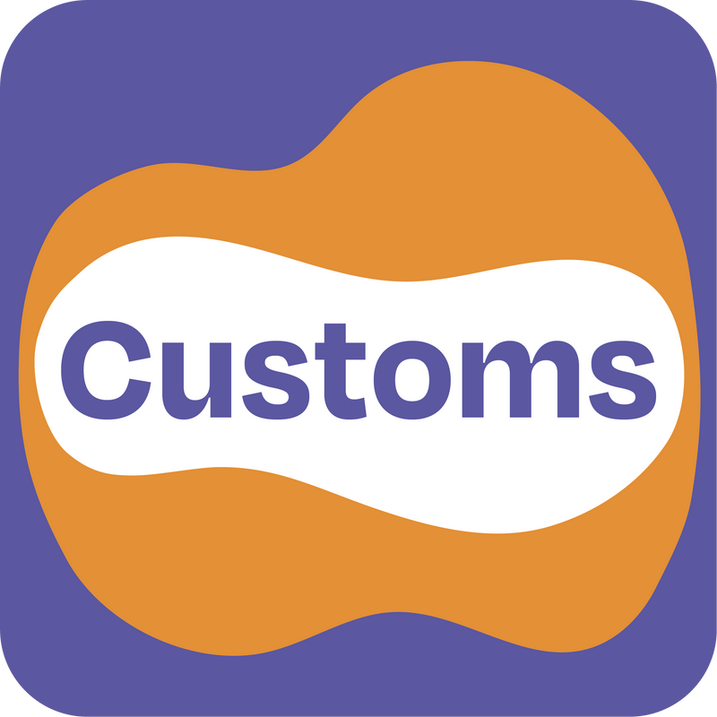 Button that leads to the Customs collection